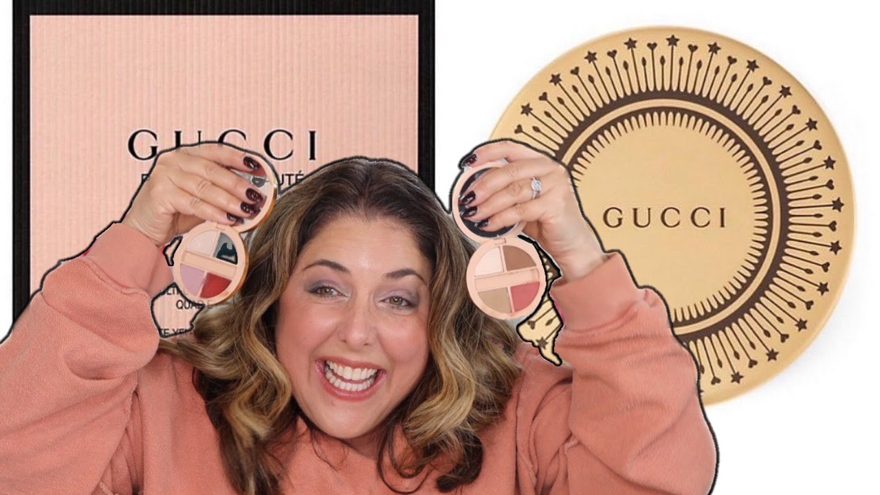 NEW Gucci Eyeshadow Face Palettes! I Am Trying Again!