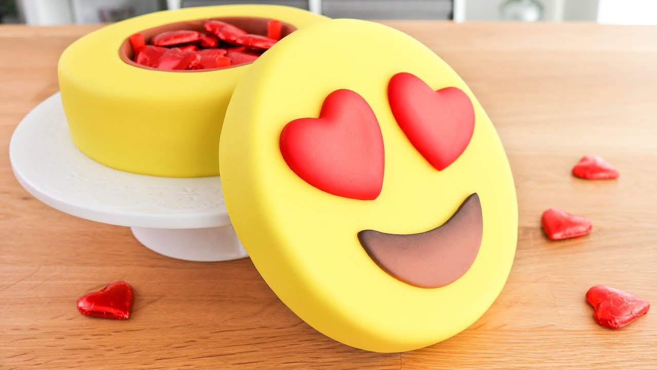 Torta de Emoji para San Valentin - Caja de Bombones 😍 Tan Dulce
