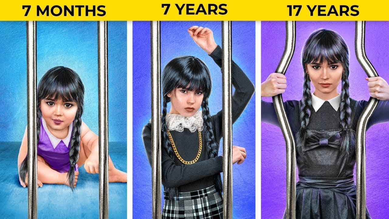 Wednesday Addams Và Enid Có Con! Mẹ Giàu vs Mẹ Nghèo Trong Tù!