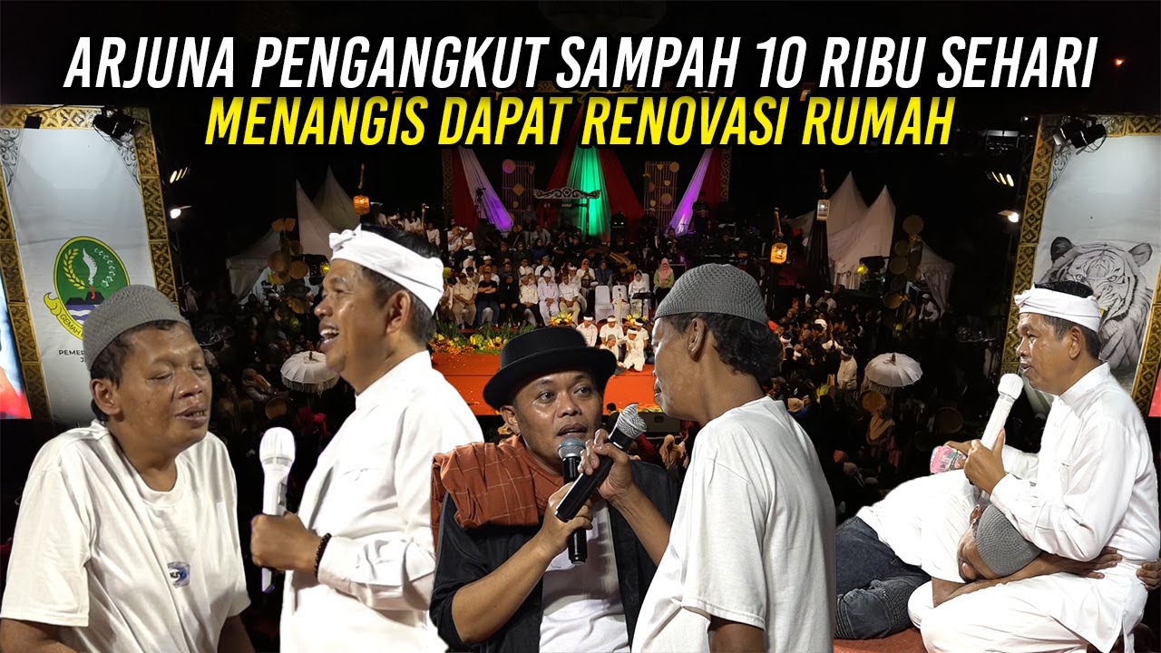 ARJUNA PENGANGKUT SAMPAH 10 RIBU SEHARI | MENANGIS DAPAT RENOVASI RUMAH