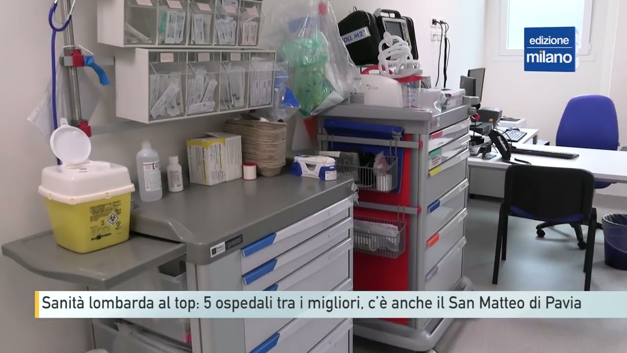 Sanità lombarda ai vertici: 5 ospedali tra i migliori, c’è anche il San Matteo di Pavia