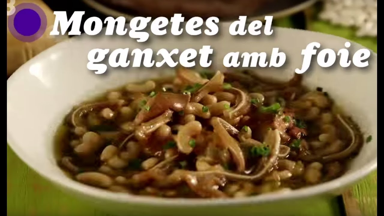 Mongetes del ganxet amb foie