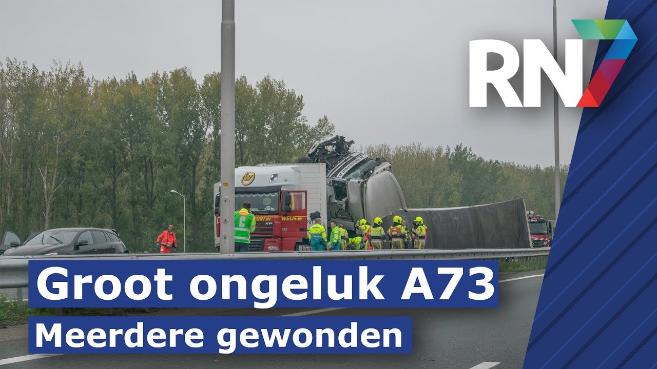 Dode en zes gewonden na ongeval op A73