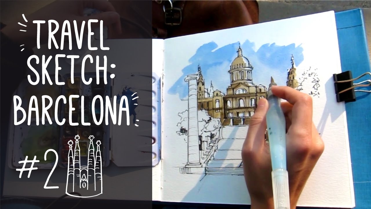 Travel Sketch: Barcelona #2