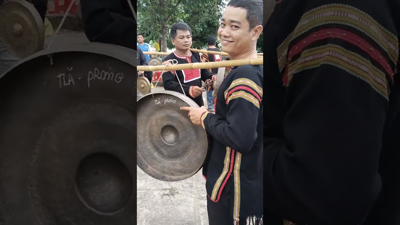 Hội thi cồng chiêng tại xã Ia Rbol