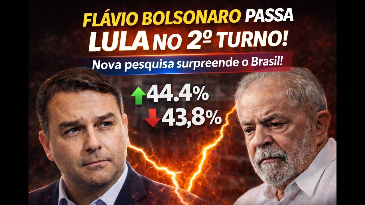 FLÁVIO BOLSONARO PASSA LULA – Ponto de Vista | Luiz Alberto