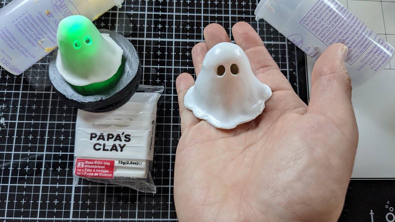 How to make a ghost out of polymer clay