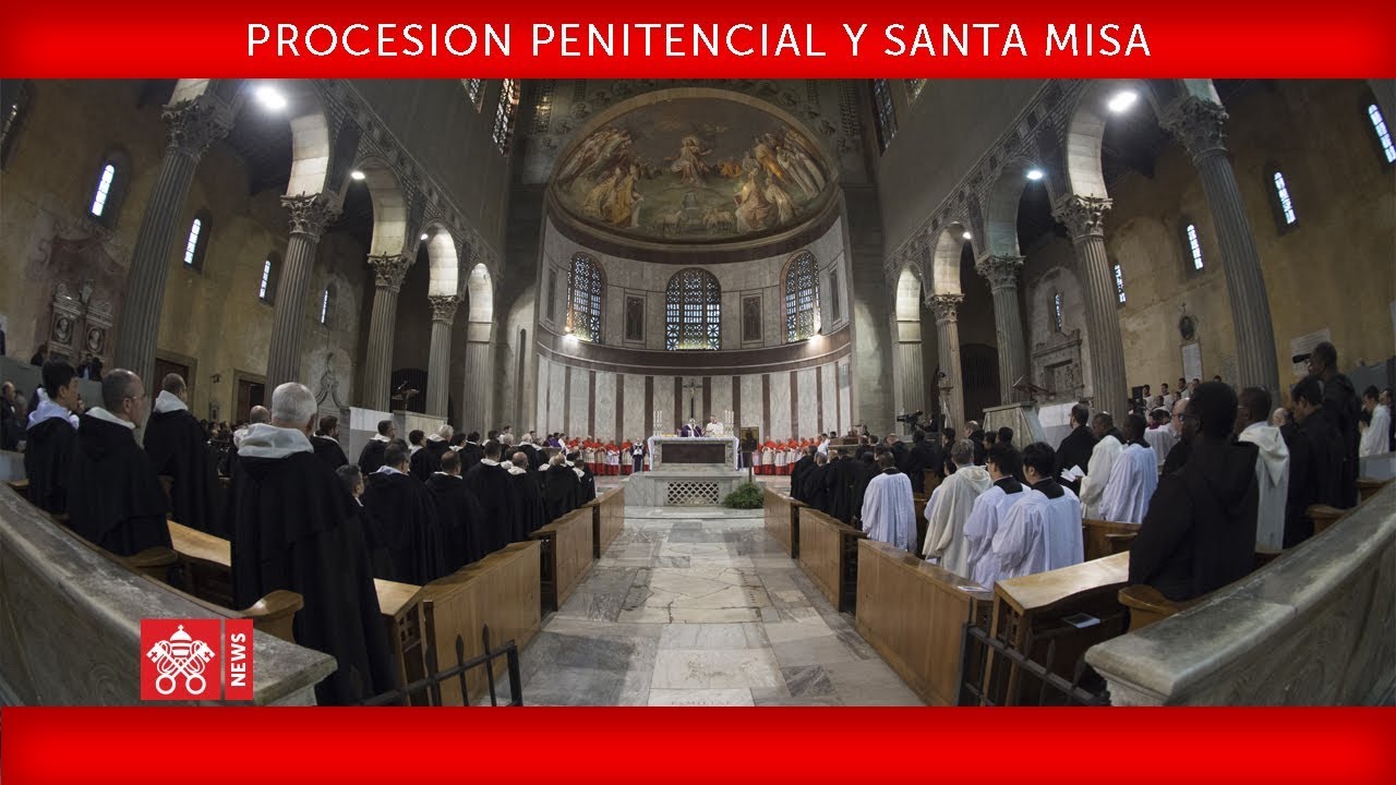 Febrero  26 2020, Procesión penitencial y Santa Misa - Papa Francisco