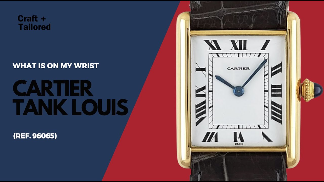 Что у меня на запястье? Личные часы Кэмерона Барра Cartier Tank Louis, артикул 96065