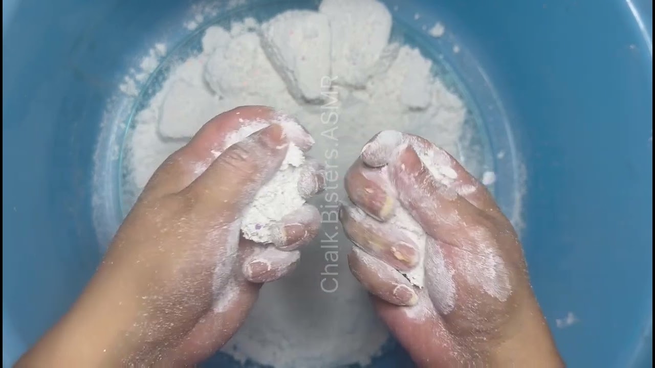 Hydrogen Peroxide Reforms | ASMR | Gym Chalk Crush | Satisfying