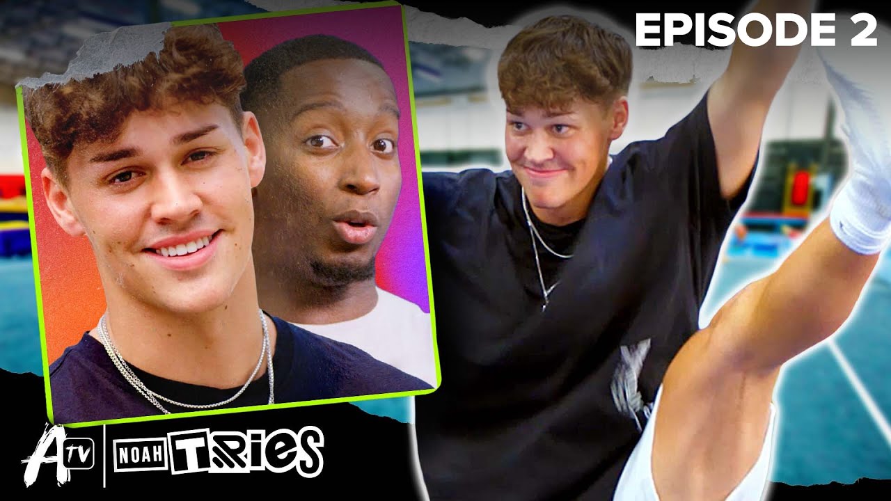 Cheerleading w/ TikTok’s Markell Washington | Noah Beck Tries Things Ep. 2