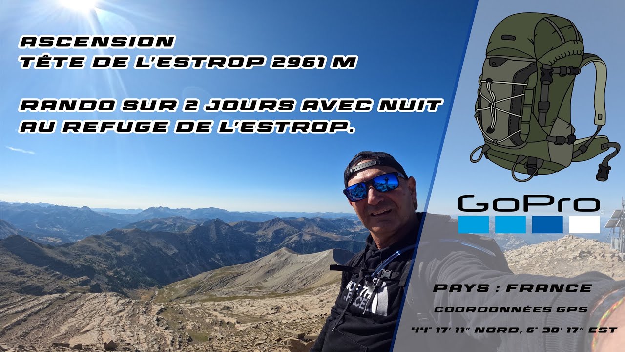 Ascencion T&ecirc;te de l'Estrop (2961m) - Refuge de l'Estrop (Alpes 04)