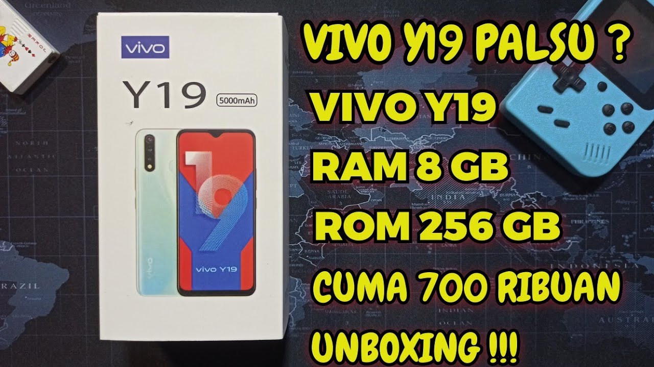 UNBOXING VIVO Y19 RAM 8 GB ROM 256 GB CUMA 700 RIBUAN !! VIVO Y19 KW ??