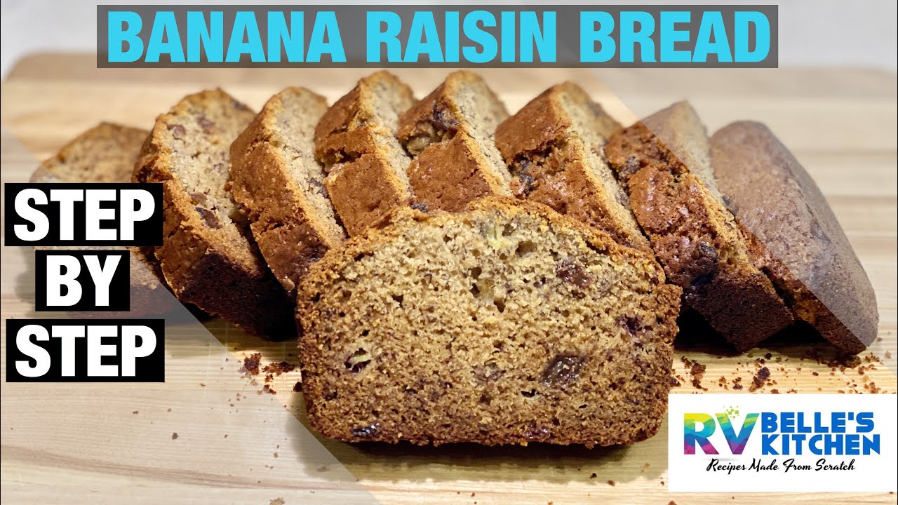 The Best Banana Raisin Bread | Super Moist Banana Bread | Belles Food Travel and Adventures
