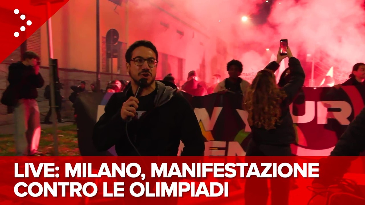 LIVE Manifestazione contro le Olimpiadi: diretta video
