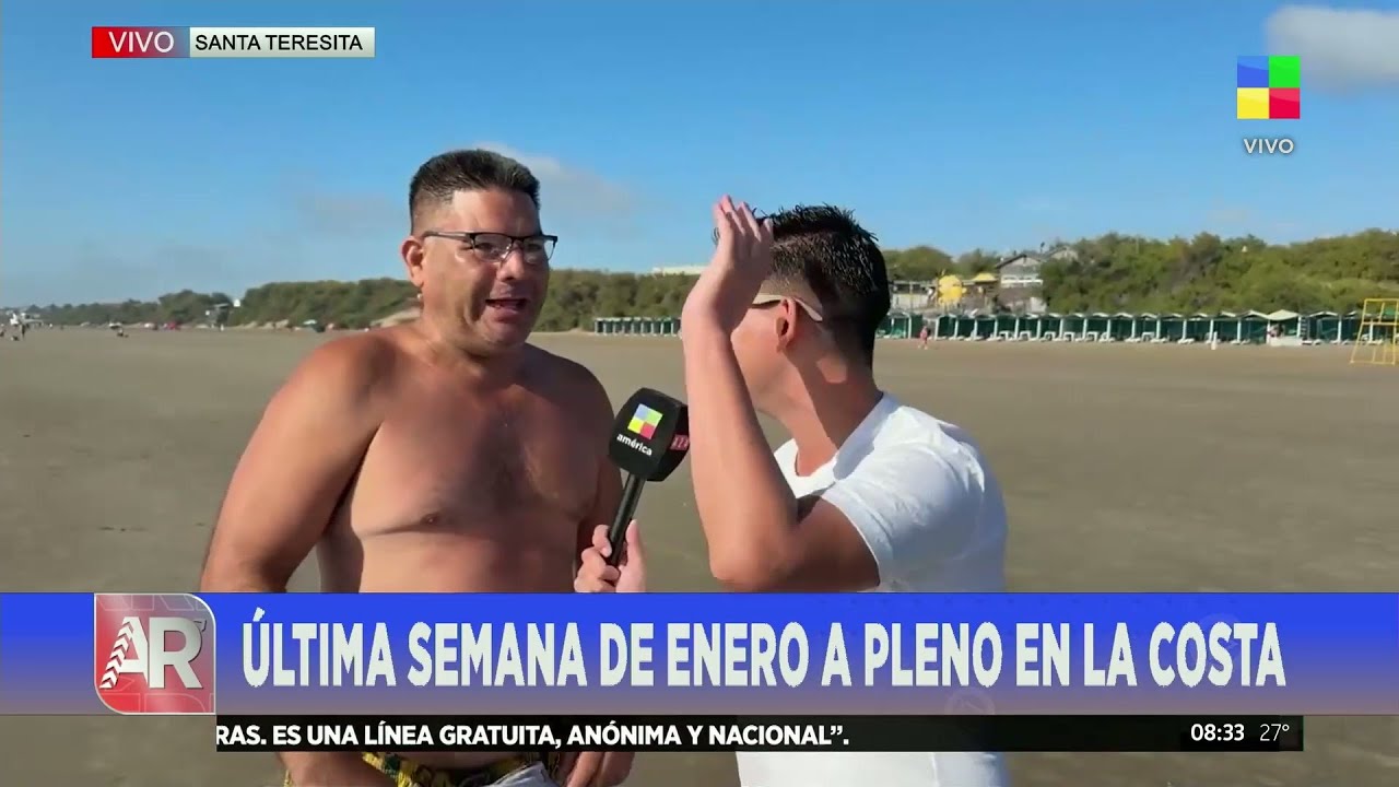 🏖️ SANTA TERESITA: ÚLTIMA SEMANA DE ENERO A PLENO EN LA COSTA ARGENTINA