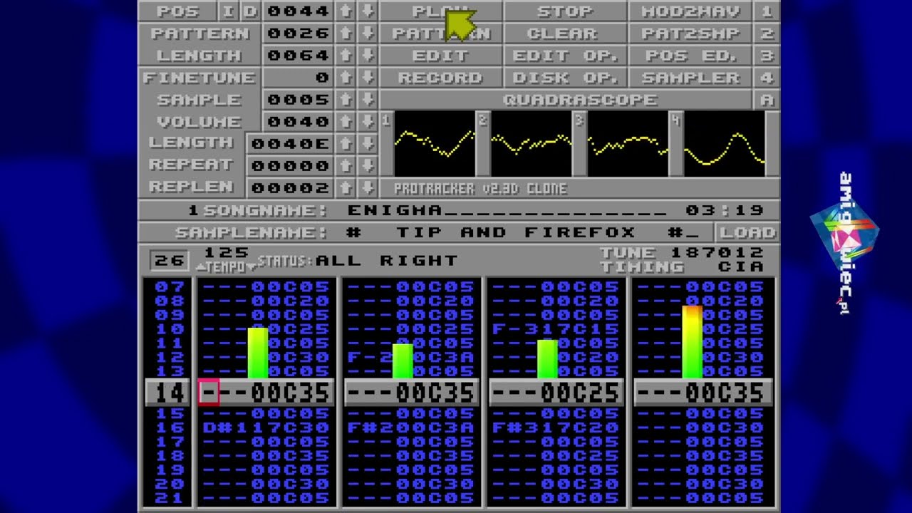 Hyperbased by Tip & Firefox (Enigma Amiga Demo Theme)