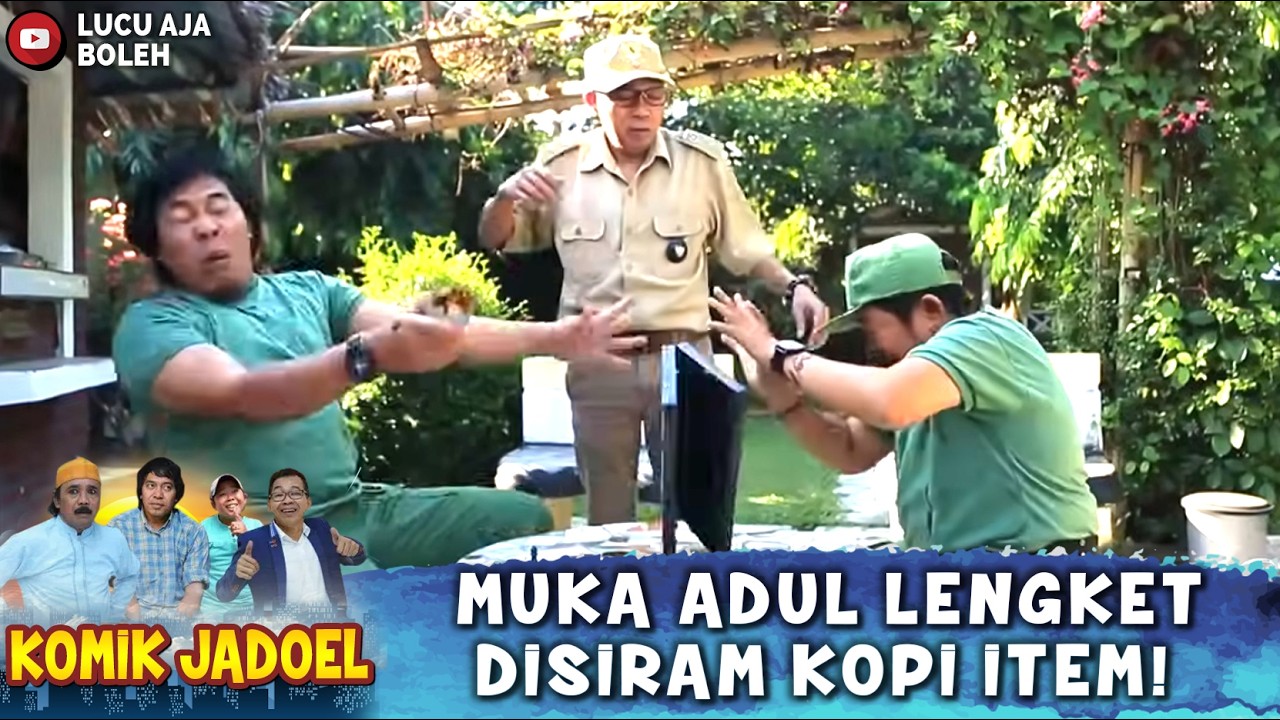 PURA-PURA KAGET! KOMENG SENGAJA NYIRAM KOPI ITEM KE ADUL - KOMIK JADUL EPS 3