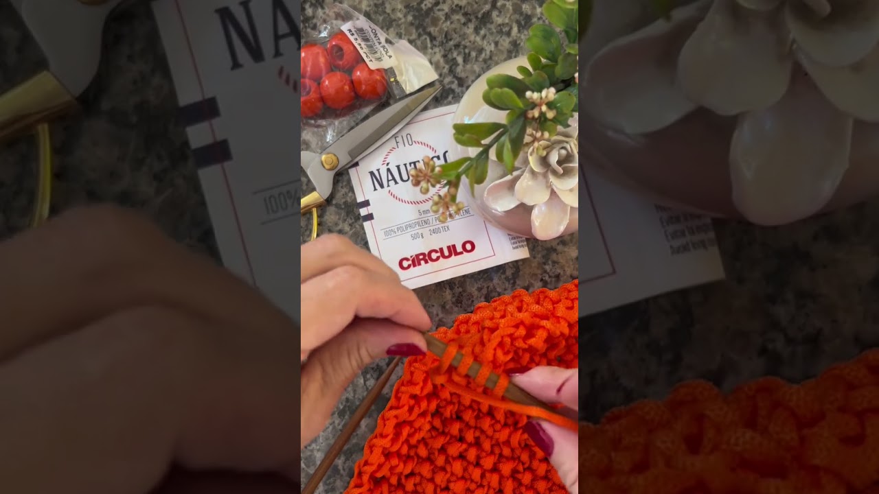 Bolsa Nó Japonês em Trico