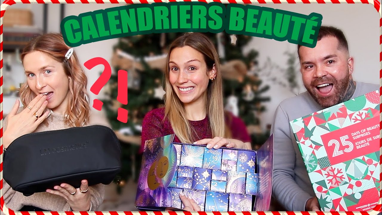 ON TESTE DES CALENDRIERS DE L'AVENT BEAUTÉ À 3 ! (et c'est hilarant) 🎁