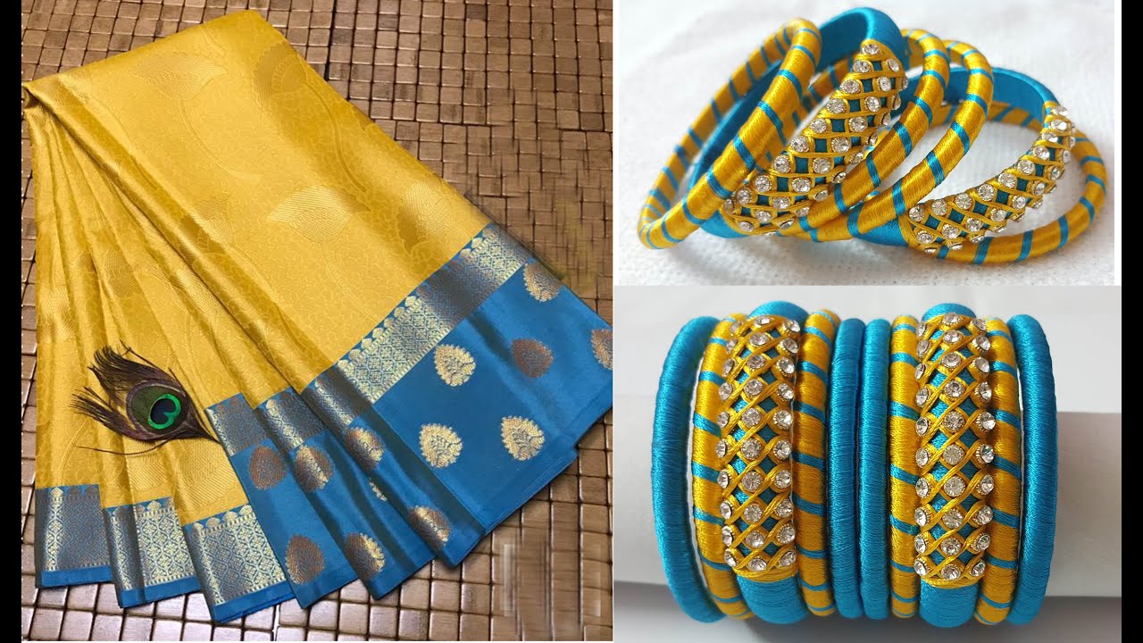 How to make Different Silk Thread Bangles at home || New Model Silk Thread Jewellery