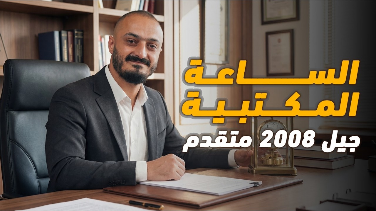 الساعة المكتبية جيل 2008 متقدم