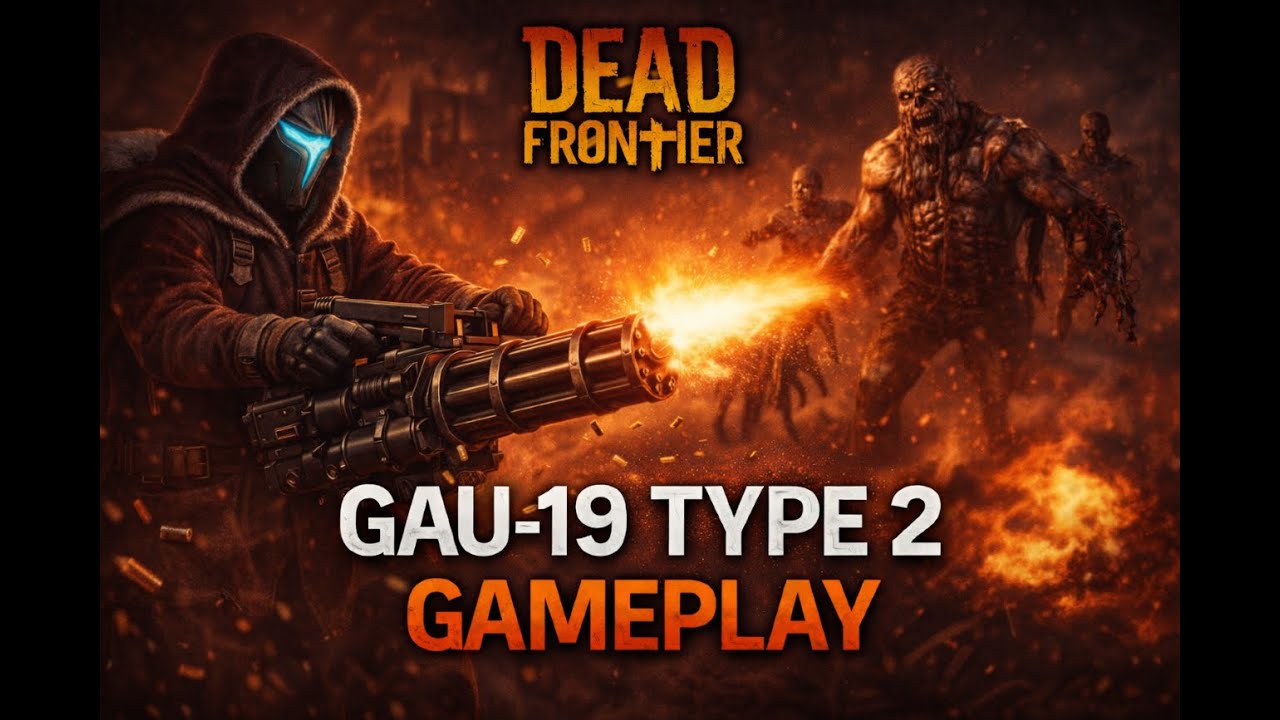 Dead Frontier - Mightman - GAU-19 Type 2 Gameplay