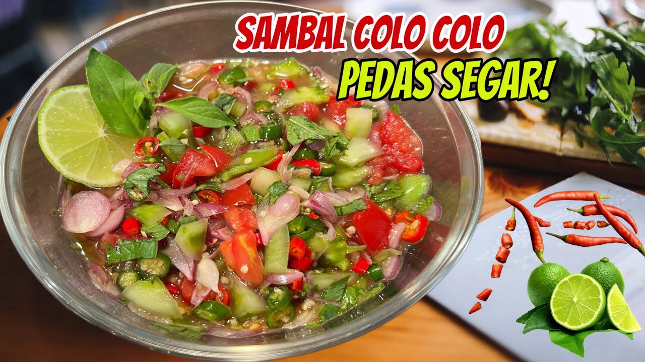 RESEP SAMBAL COLO COLO KHAS MALUKU SEGAR PEDAS MENGGUGAH SELERA