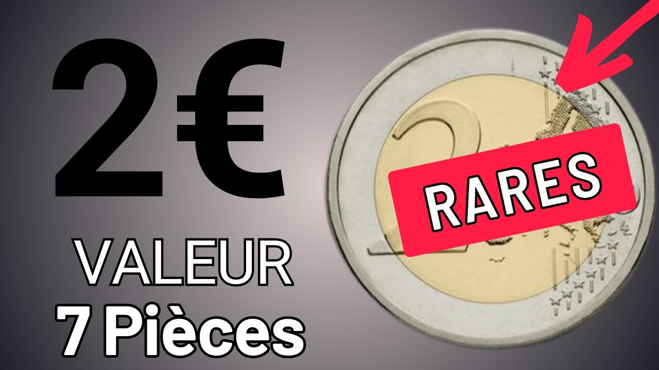 7 Pi&egrave;ces RARES de 2 EUROS comm&eacute;moratives MAGNIFIQUES !