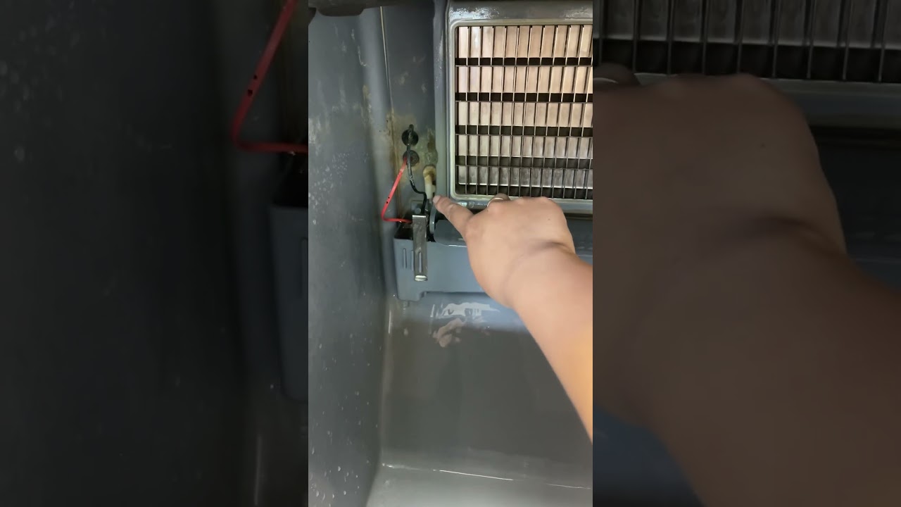 Manitowoc undercounter Ice machine not making ice because of running water