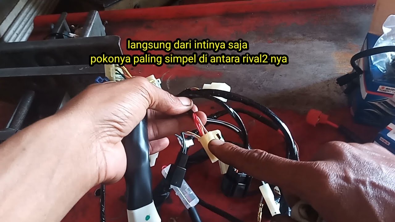Merubah jalur AC ke DC motor suzuki paling simpel (teori saja)