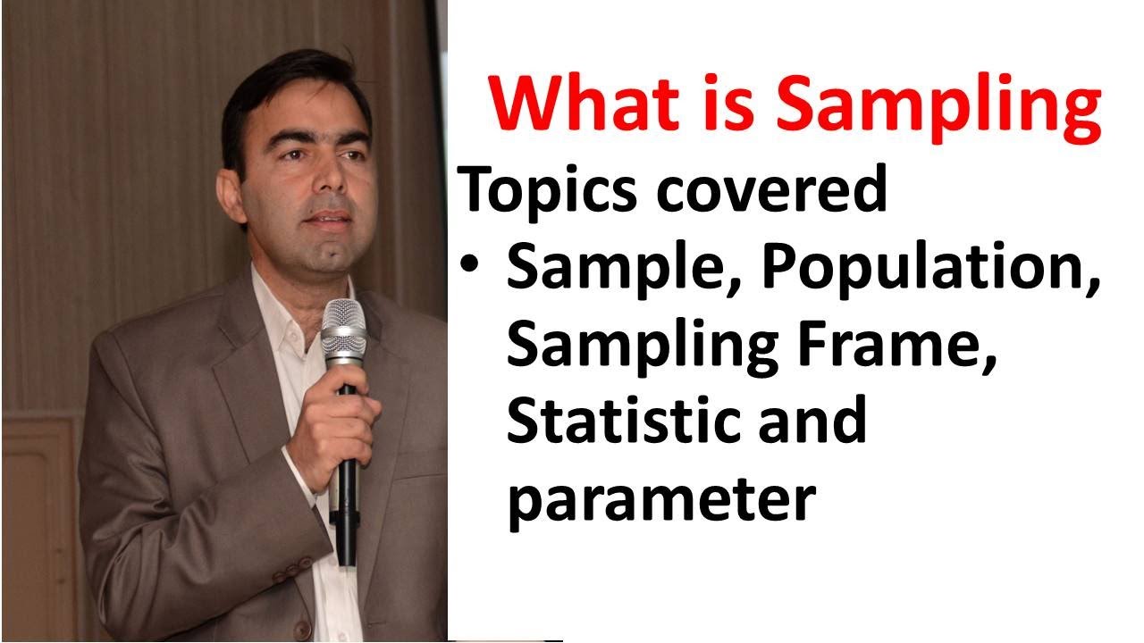 What is Sampling | population sample and sampling frame | statistic and parameter | elements