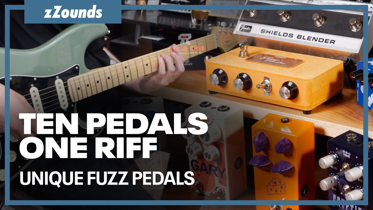 Ten Pedals, One Riff - Fuzz Pedals Comparison