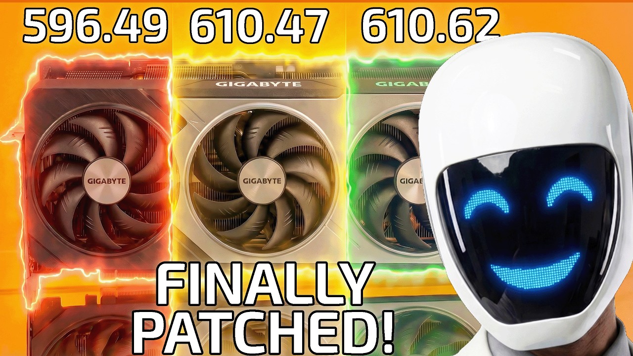 FINALLY Patched! Nvidia Driver Update 610.62 vs 610.47 vs 596.49 | RTX 5070 Driver Comparison
