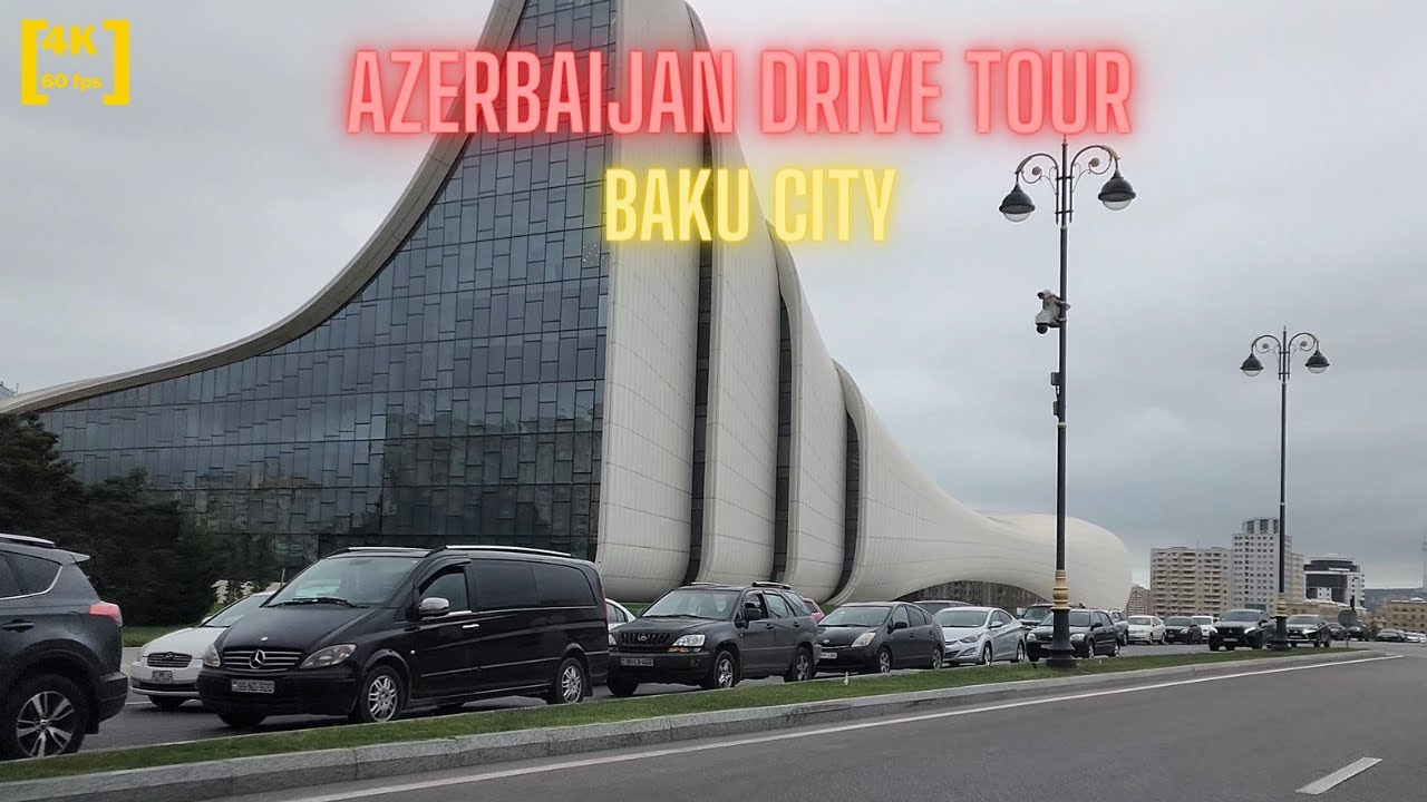 [4K 60fps] Azerbaijan Drive Tour | Afternoon Drive in Baku City