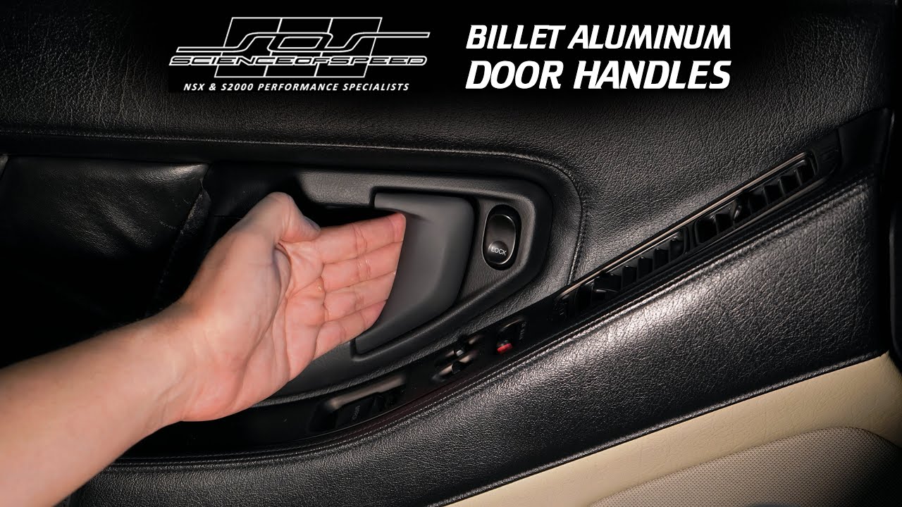 SOS Billet Aluminum Door Handles - Acura NSX - Science of Speed