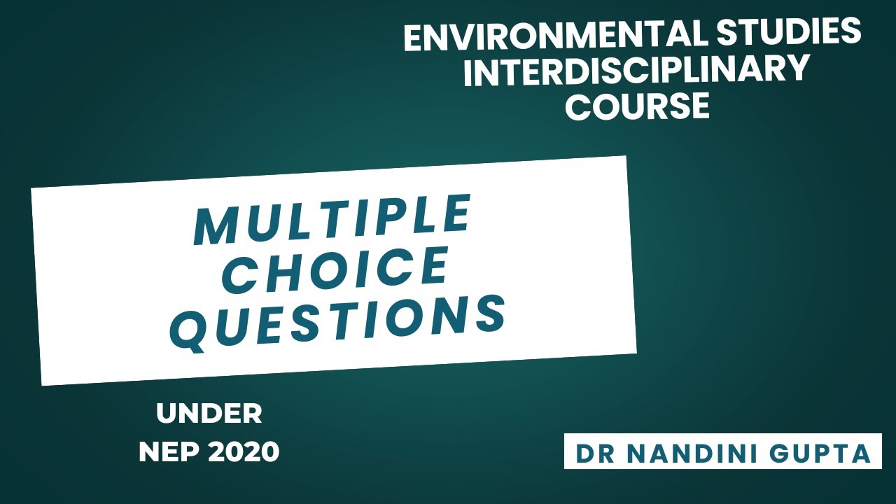 MCQ on Environmental Science
