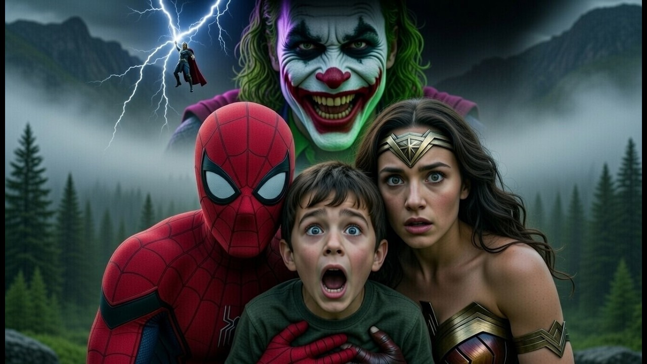 Joker Traps Spider-Man & Wonder Woman’s Family in the Mountains… Then Thor Arrives (Thriller Story)