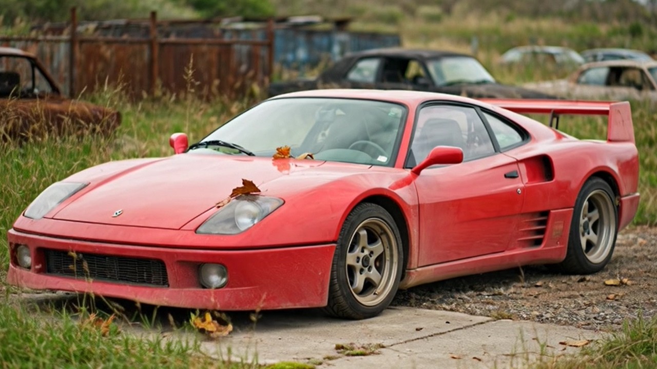 ASMR Car Restoration FullRebuild of Rosso CorsaFerrari F401989 from AbandonedCondition toLooking New