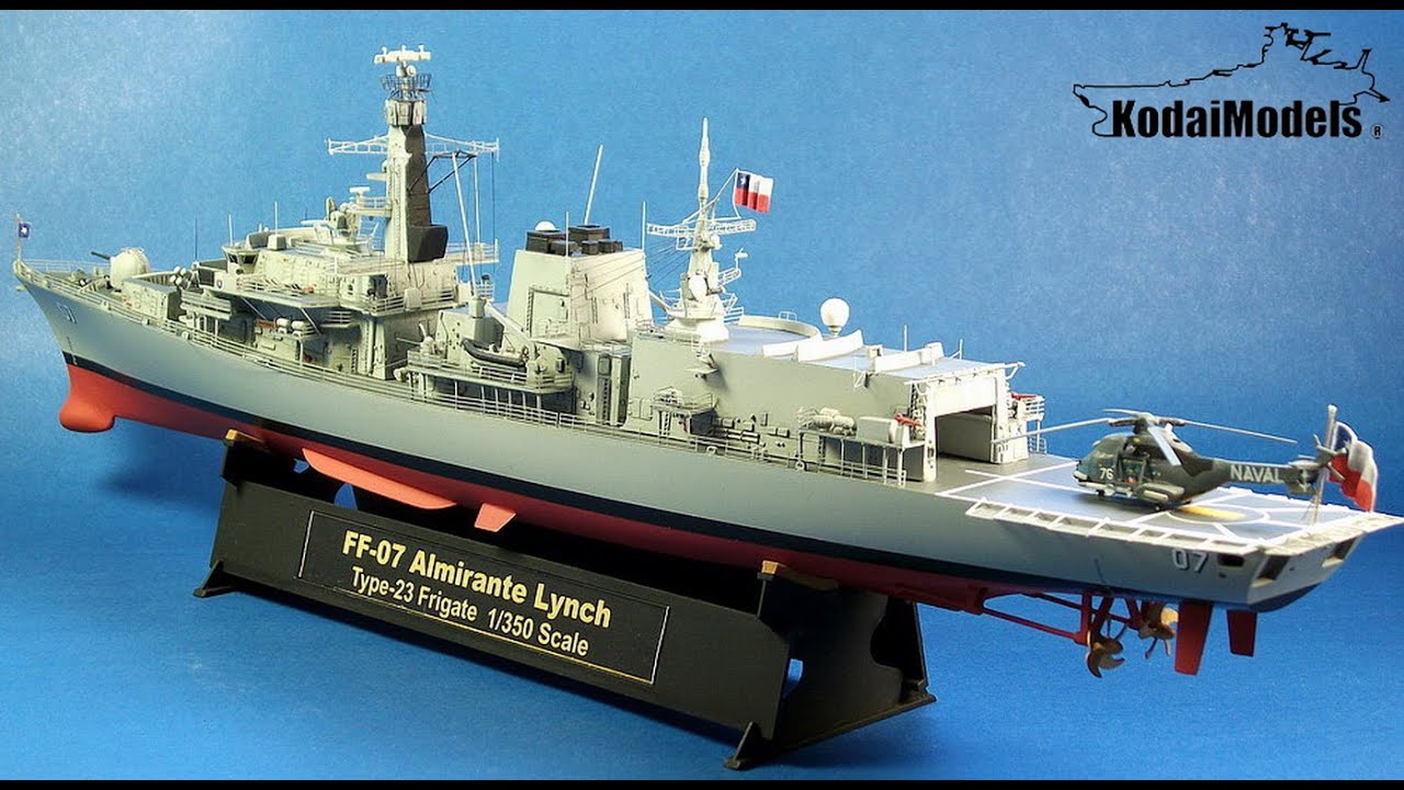 FF 07 Almirante Lynch Type 23 frigate (1/350 Trumpeter)