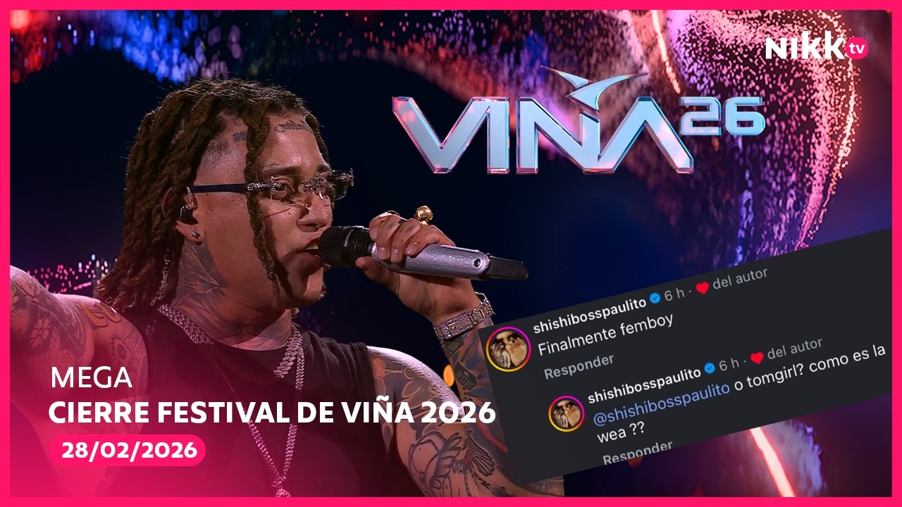 ¡FINALMENTE! Cierre Festival de Viña 2026 - Mega | 28/02/2026