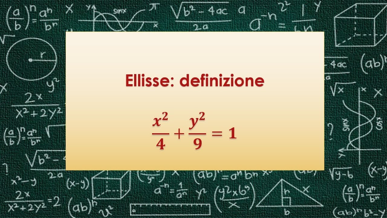 Ellisse con fuochi sull'asse y