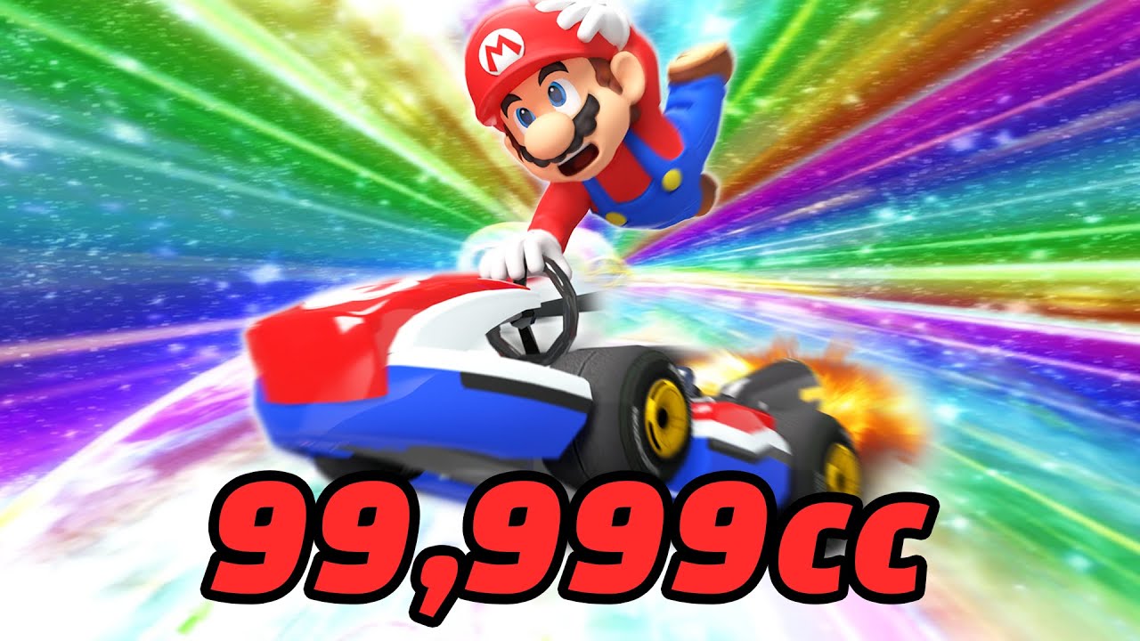 А что, если бы Mario Kart имел объем 99 999 куб. см?