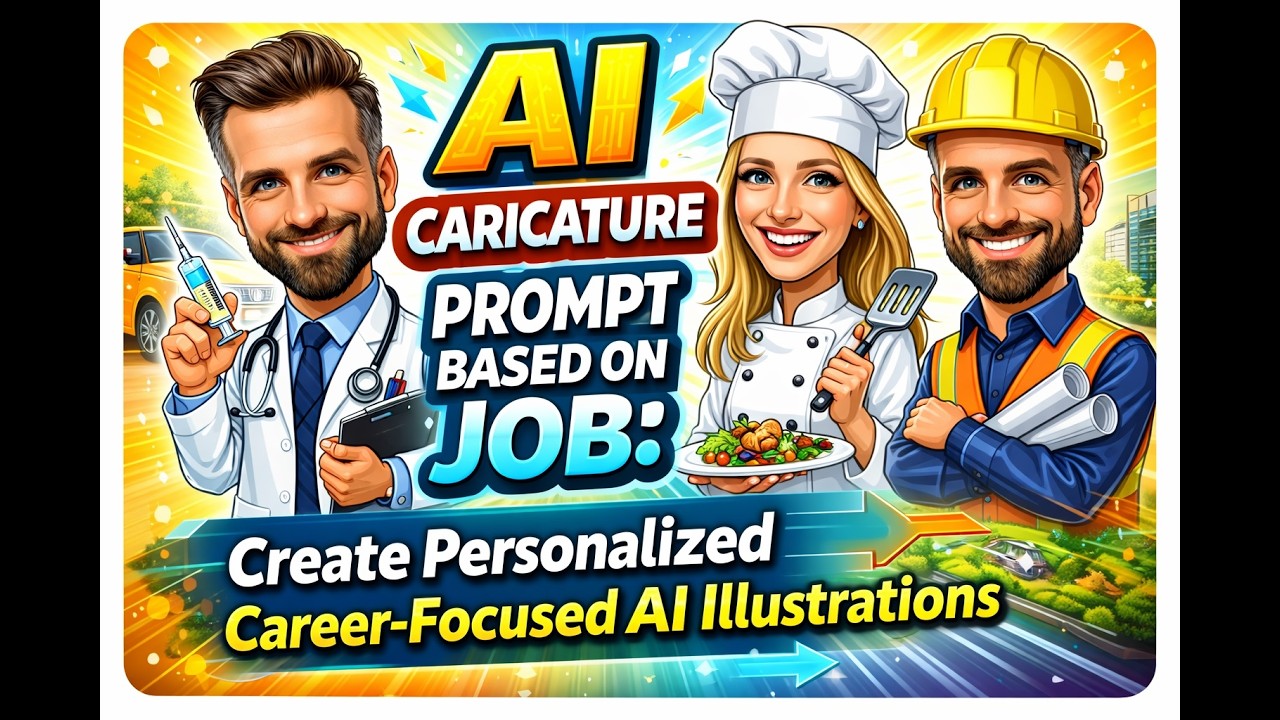 AI Caricature Driver Illustration | Turn Any Photo into a Professional Cartoon Driver