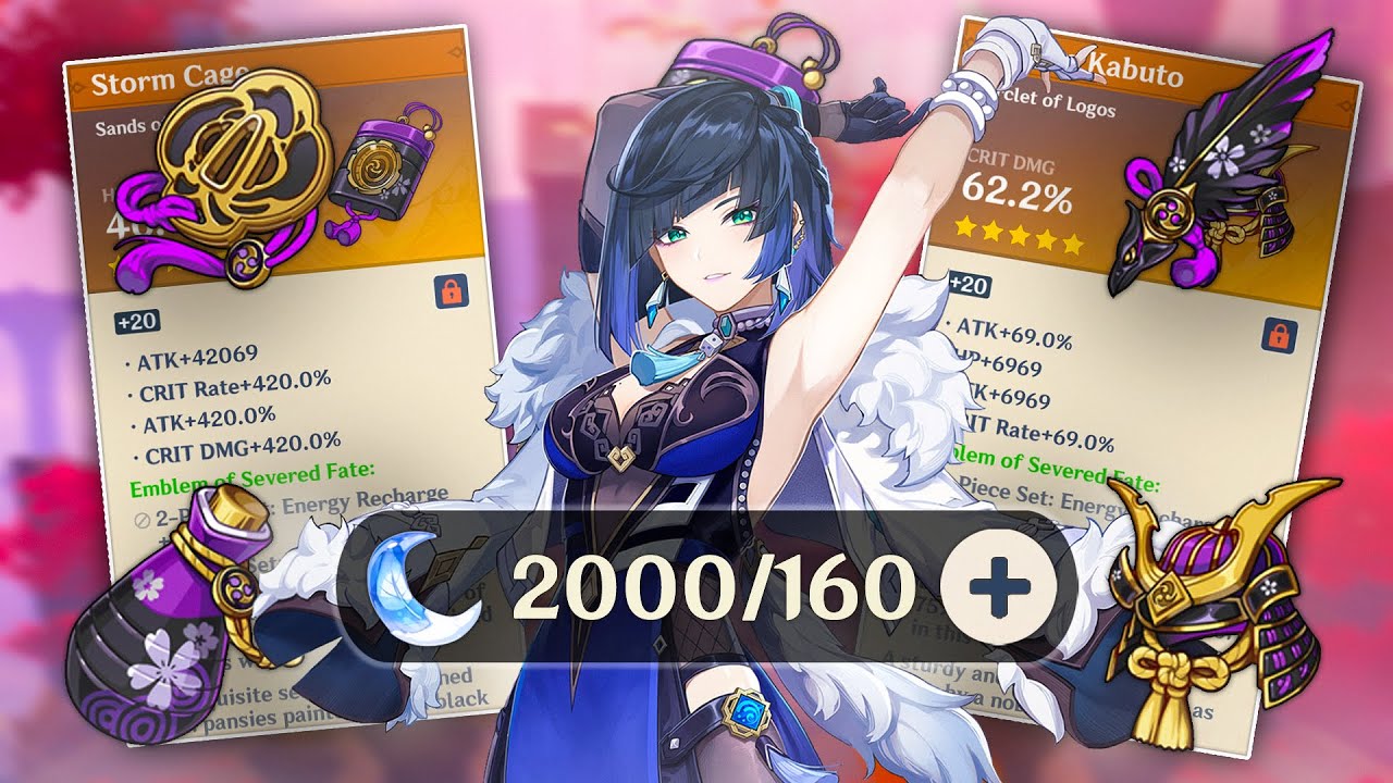 I Spent 2000+ RESIN On Yelan Artifacts...