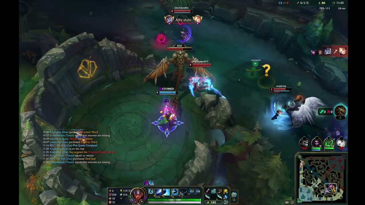 Yasuo and Lux vs Swain and Neeko | ADC | Platinum 3 NA | 26.02
