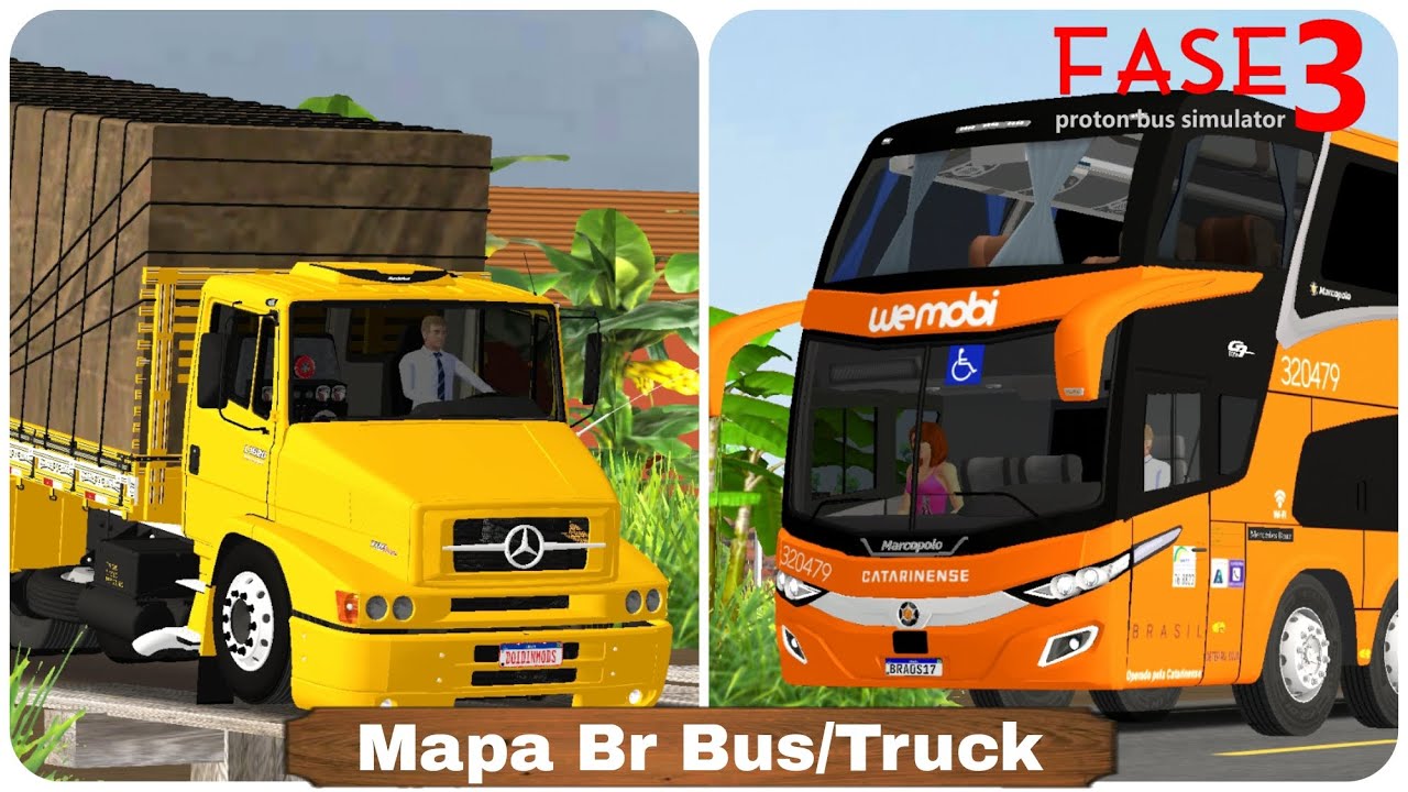 LANÇAMENTO DO MAPA BR BUS/TRUCK FASE 2 E 3 |Proton Bus Simulator