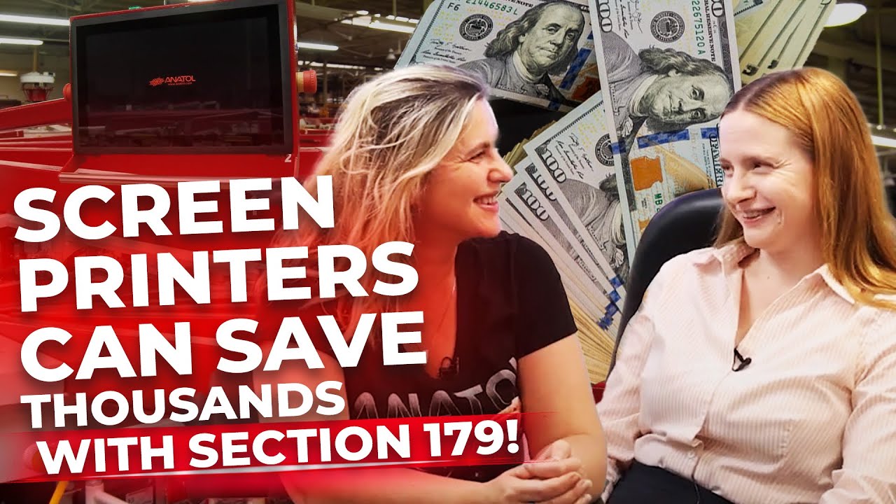 Screen Printers Can Save Thousands with Section 179!