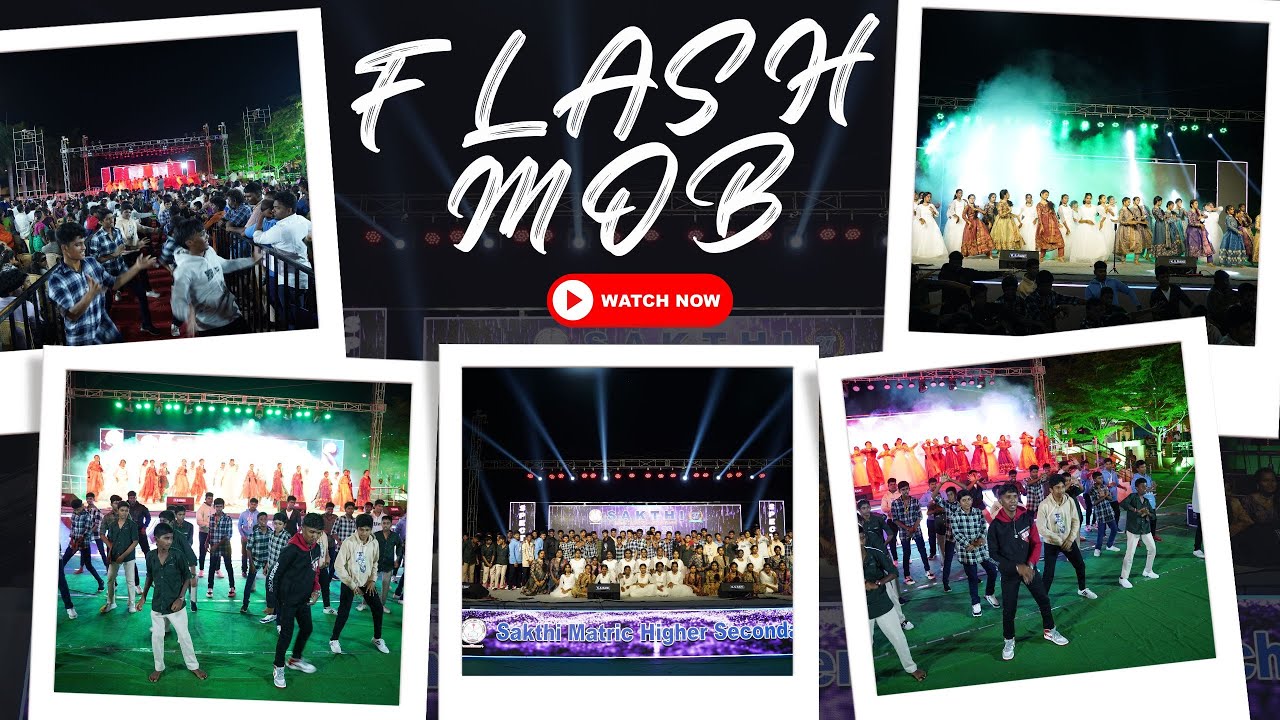 FLASH MOB 4K | Spectra 25 | Sakthi School Kallakurichi | Annual Day Celebrations