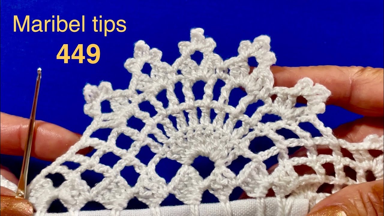 MULTIPLO DE 6🧵 Puntillas de Una Vuelta Versátiles para Servilletas 449